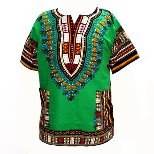 African print dashiki shirt for men