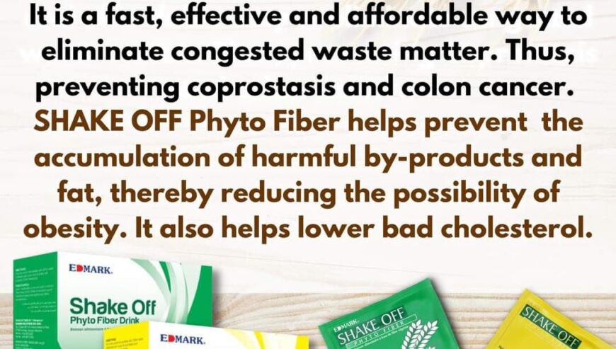 Edmark Shake Off Phyto Fiber Is A Superior Colon Cleansing Health Drink