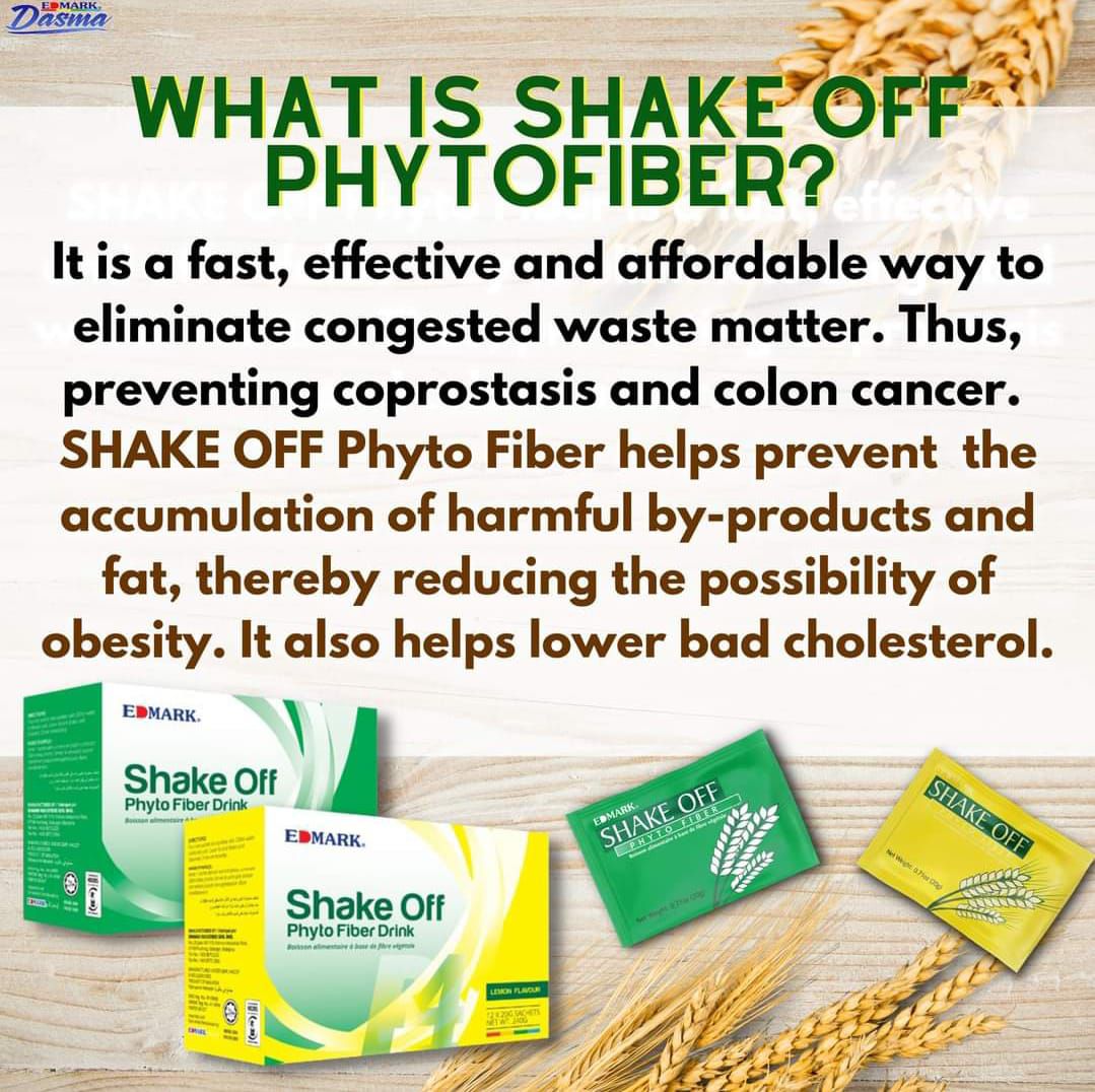 Edmark Shake Off Phyto Fiber Is A Superior Colon Cleansing Health Drink