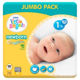 asda little angels newborn size 1