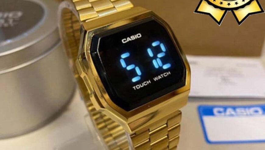 Casio Touch Watch Gold