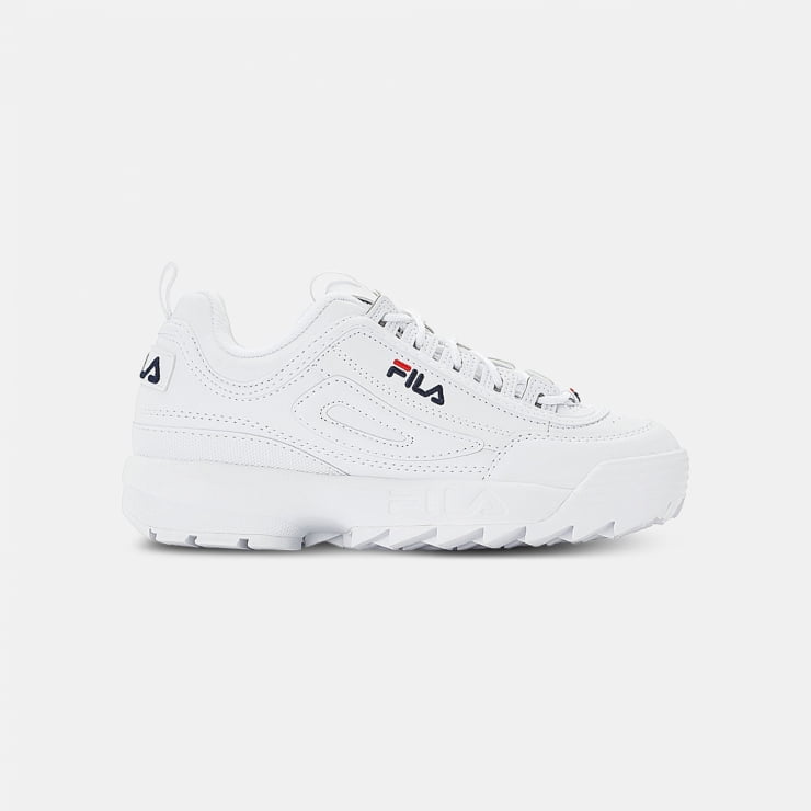 all white fila disruptor 1