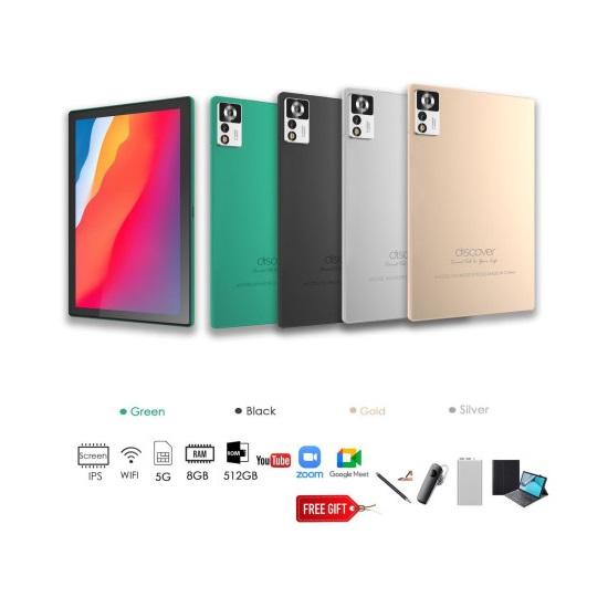 Discover Note 17 Plus 256gb ROM 6gb RAM Android Tablet PC