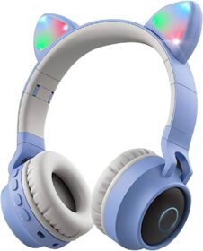 Fashionable-cat-ear-Headset-Bluetooth-AUX-FM