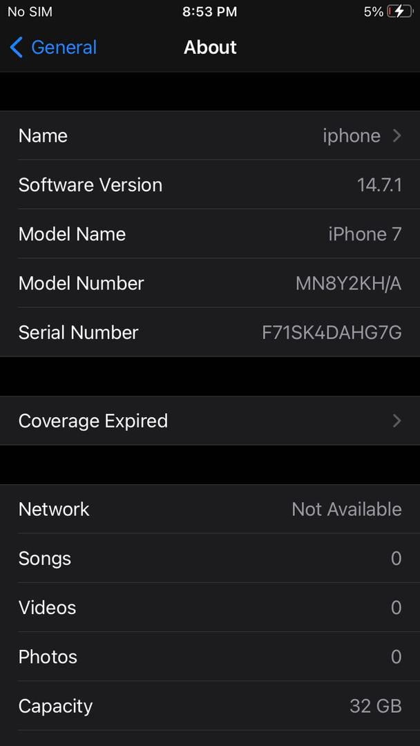 iPhone 7 32gig Used forsale