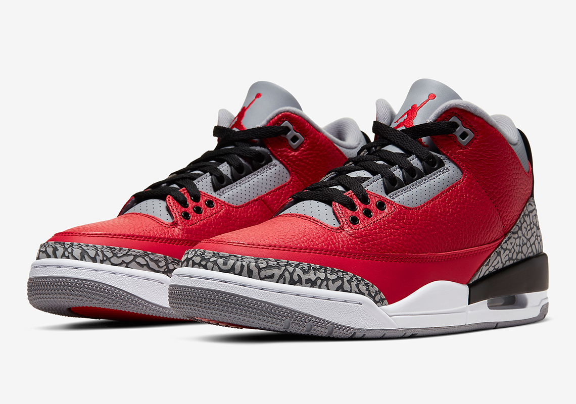 Jordan 3 Retro Fire Red Cement (nike Chi)