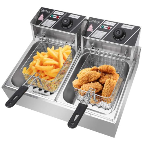 Double Electric Deep Fryer