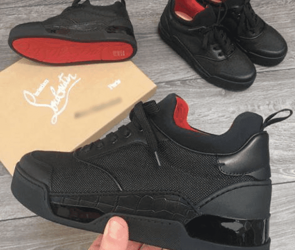 Christian Louboutin Black Sneakers For Men