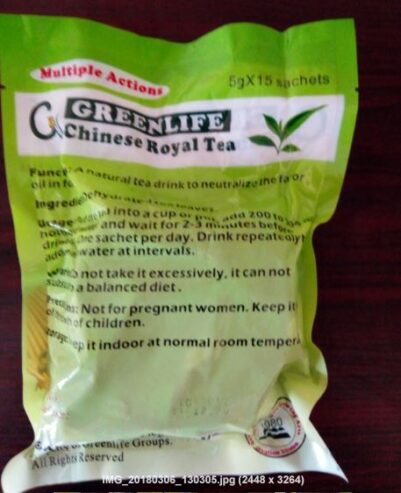 Greenlife Chinese Royal tea – Healthy Drink