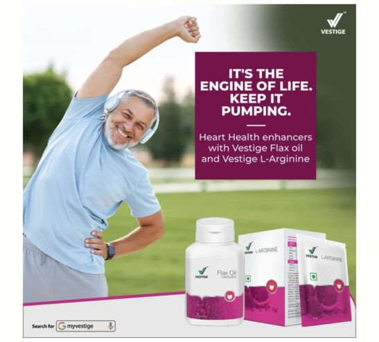 Heart-Protective Vestige Flax Oil Capsules – Rich in Omega Fatty Acids