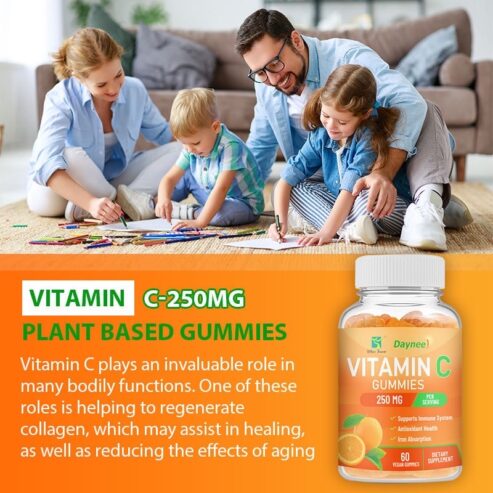 Vitamins C Antioxidant + Iron Absorption Dietary Gummies