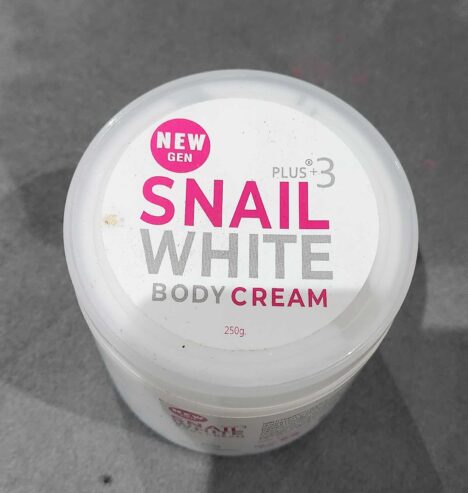 Snail white body cream
