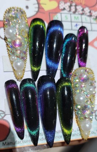 Long and strong press on nails other colours