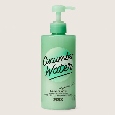 Pink Body Care Cucumber Water Refreshing Body Lotion