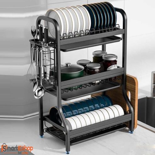 Organize Your Kitchen in Style with a 3 Tier Dish Rack