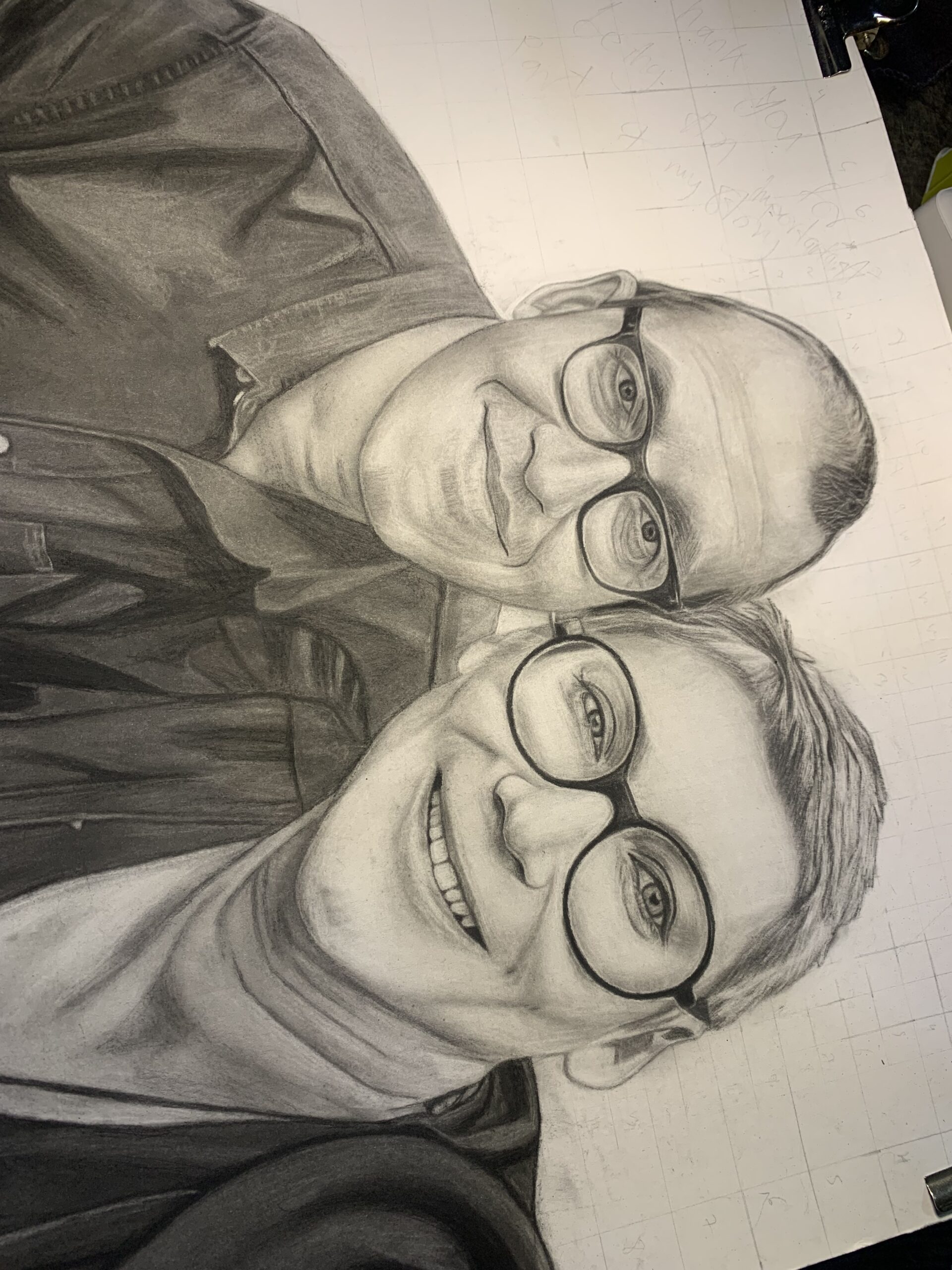 Pencil drawing, portrait art