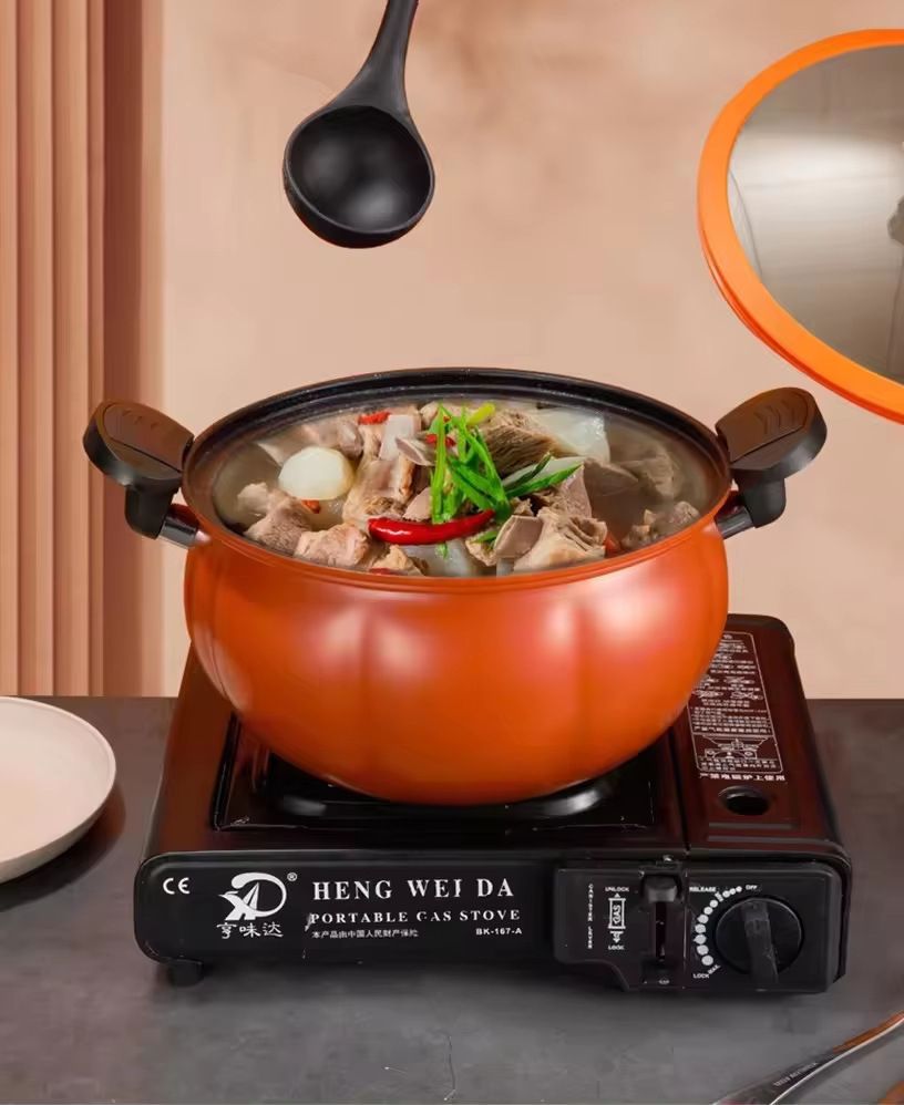 8L nonstick pumpkin pot