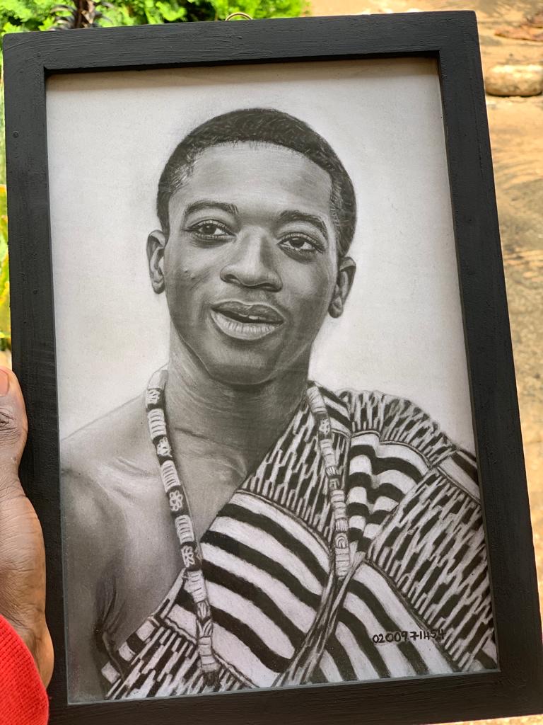 Pencil drawing, portrait art