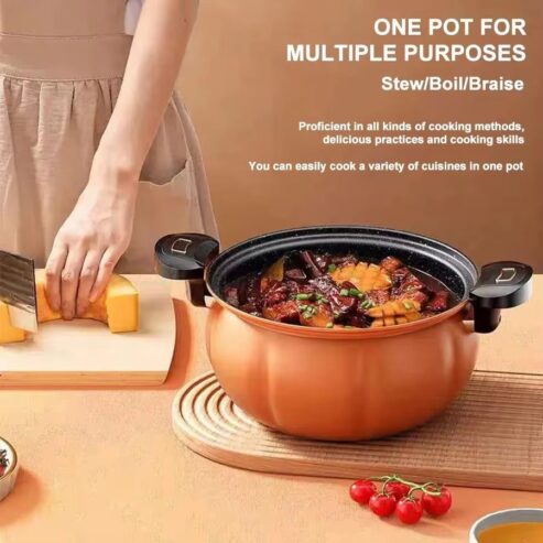 8L nonstick pumpkin pot