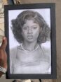 Pencil drawing, portrait art