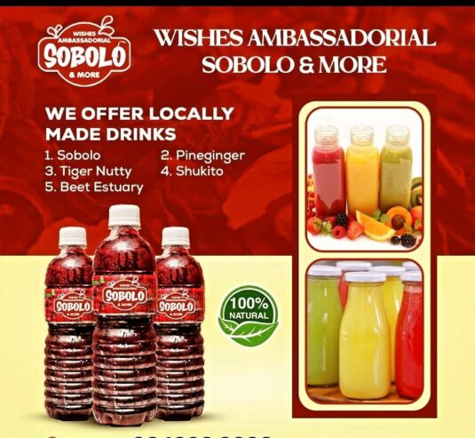 Local drinks and cocktails