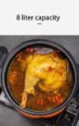 8L nonstick pumpkin pot