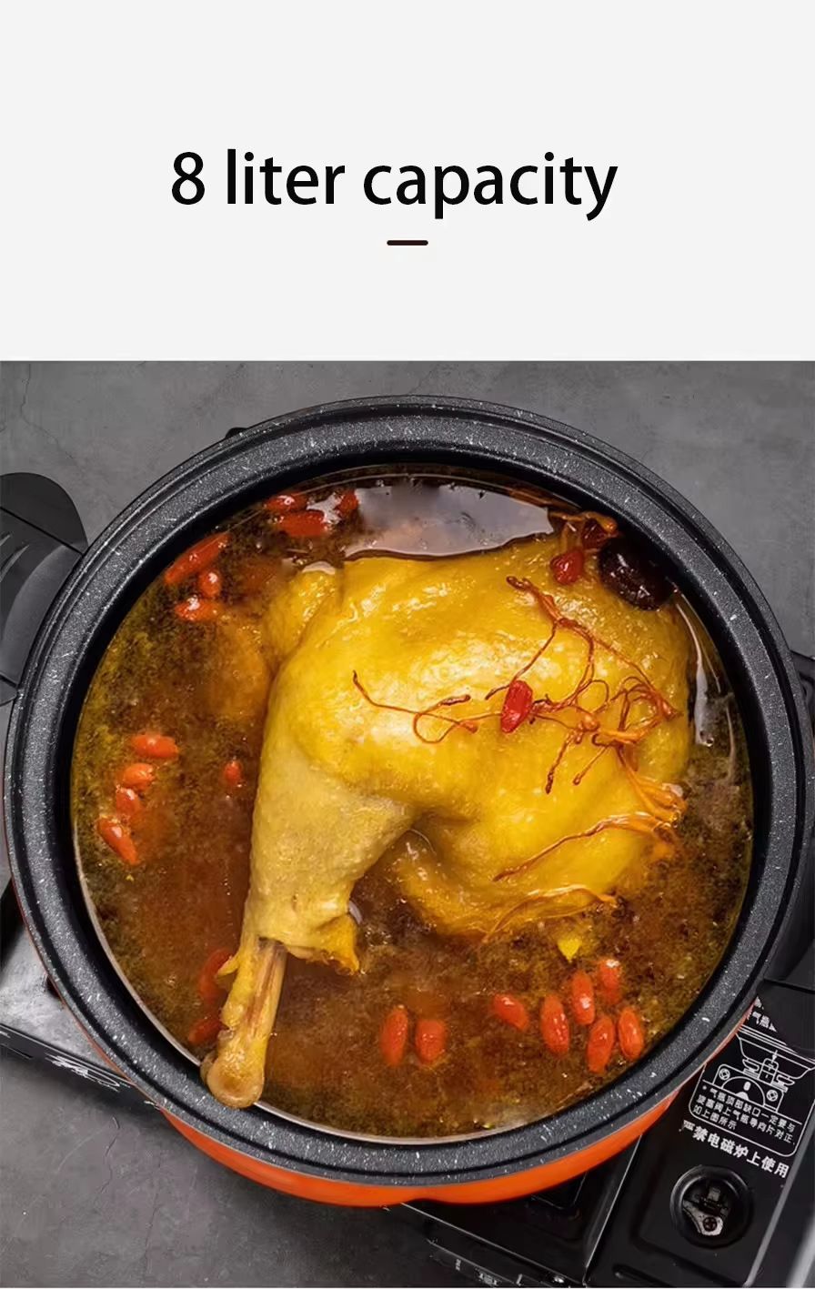 8L nonstick pumpkin pot