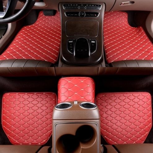 Universal leather Car floor mat