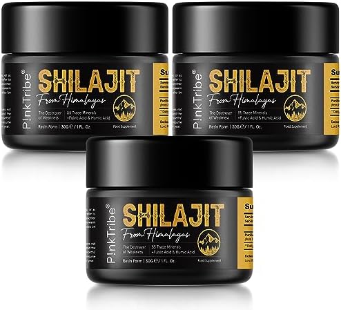 PinkTribe Shilajit Himalayan supplement