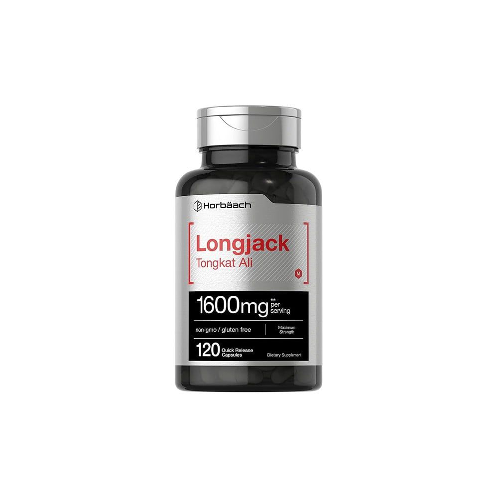 Horbäach Longjack Tongkat Ali 1600 mg 120 Capsules