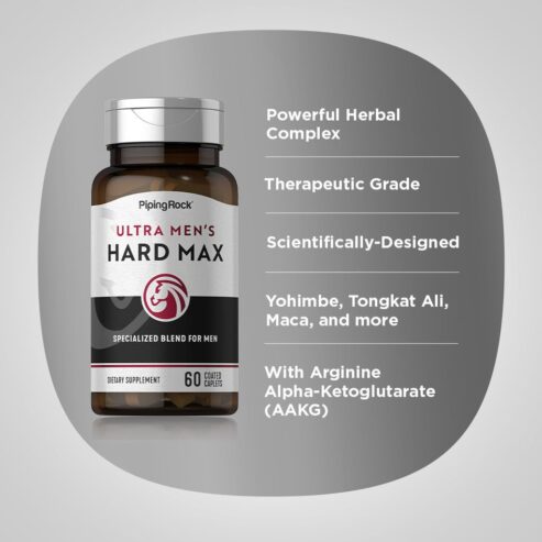 Ultra Men’s HARD MAX 60 Coated Caplets Supplement
