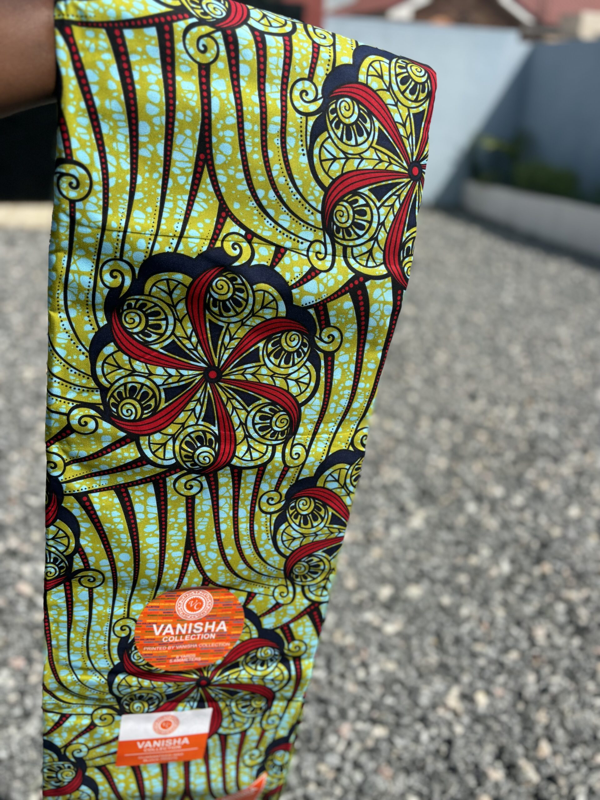 Ghana made wax print fabrics