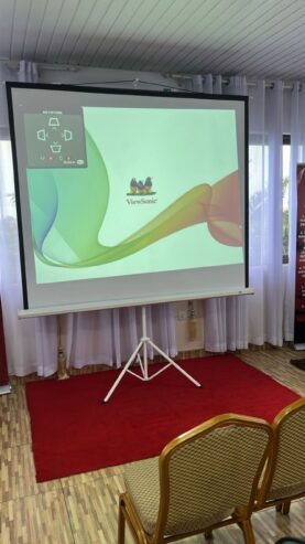 Projector and Tripod Screen for rent