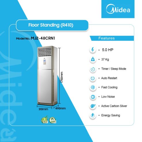 Midea 5.0hp Floor Standing Air Conditioner Mj248crn1