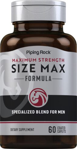 Naximum Strength Size Max 60 Coated Caplets supplement