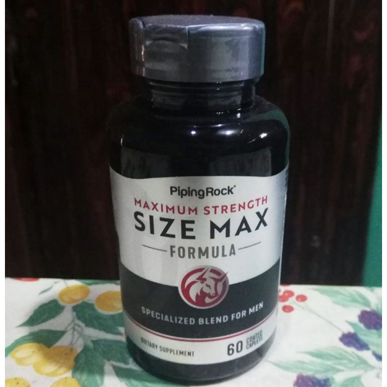 Naximum Strength Size Max 60 Coated Caplets supplement