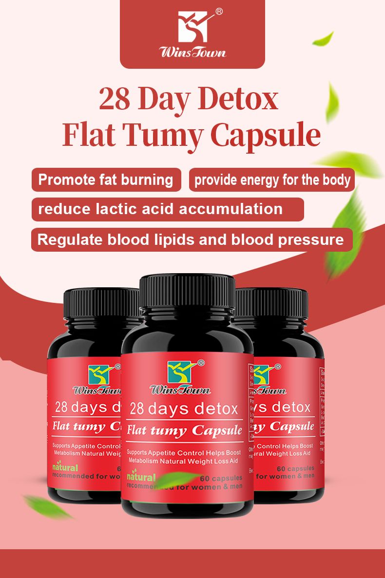 28 Days Detox and Flat Tummy Capsule Dietary Supplement