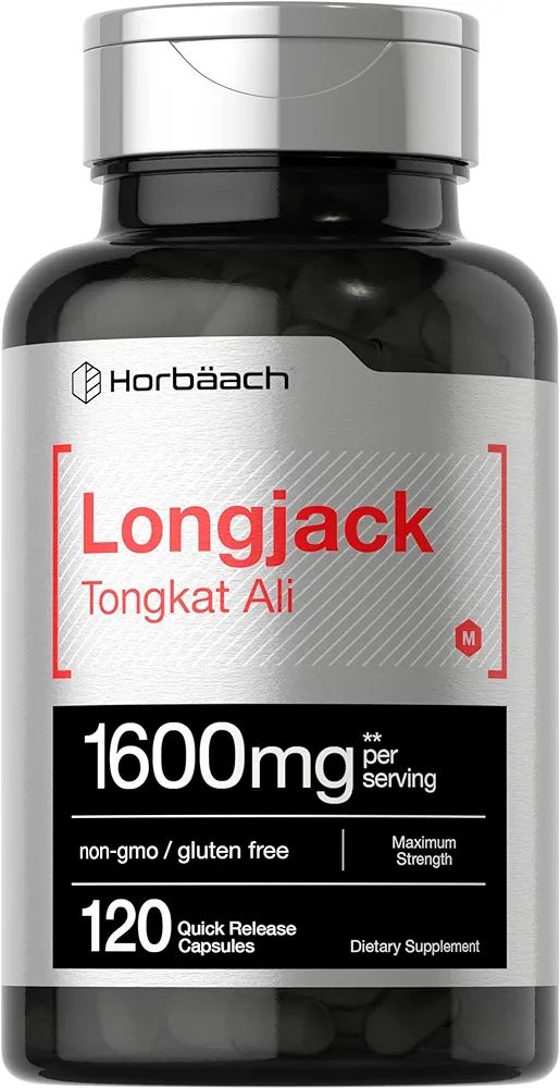 Horbäach Longjack Tongkat Ali 1600 mg 120 Capsules
