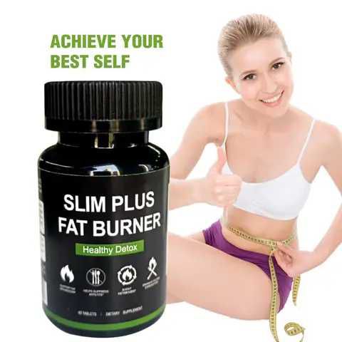 Slim Plus Fat Burner Tablet Herbal Supplement for Weight Loss Fat Burning and Appetite Control
