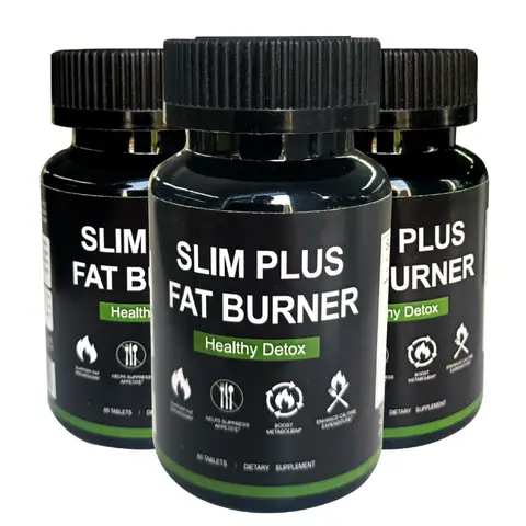 Slim Plus Fat Burner Tablet Herbal Supplement for Weight Loss Fat Burning and Appetite Control