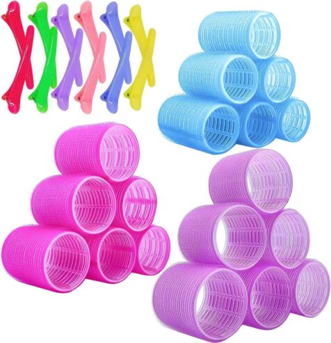 18pcs Set Hair Rollers Plus 12 Hairpins