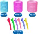 18pcs Set Hair Rollers Plus 12 Hairpins