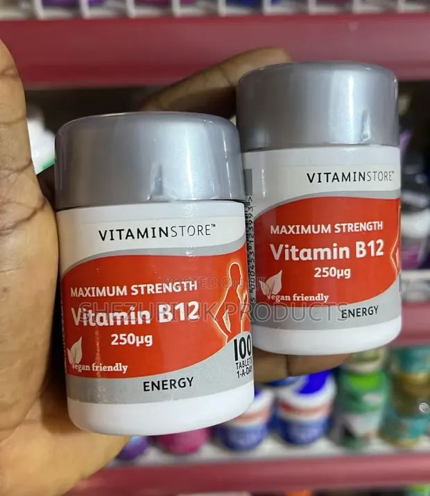Max Strength Vitamin B12 250ug 100 Tablets