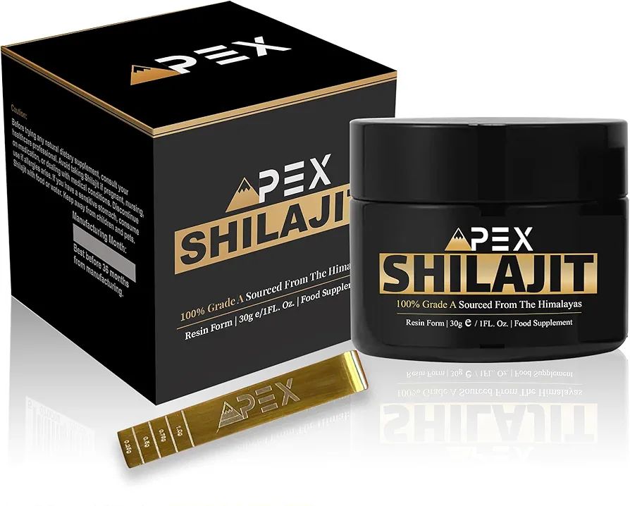 Apex Shilajit Resin with Spoon Gold Grade 100% Pure