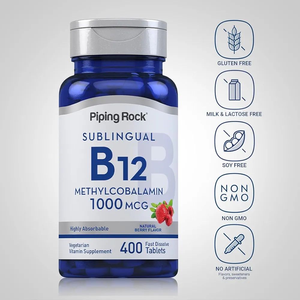 Vitamin B12 Sublingual 1000 mcg 400 Fast Dissolve Tablets