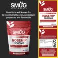 SMUG Supplements Rosehip Tablets 100 High Strength 5000mg Pills
