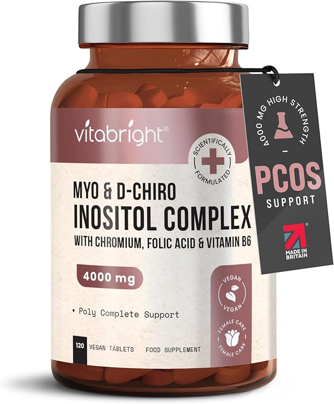 Myo Inositol D Chiro Inositol Hormonal Balance PCOS Supplement