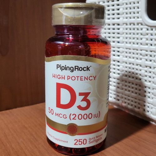 High Potency Vitamin D3 10,000 IU 250 Quick Release Softgels