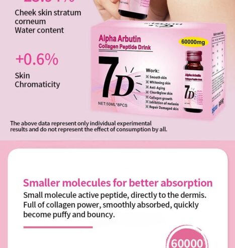 Alpha Arbutin 7d Collagen Peptides Repair Damaged skin In Ghana