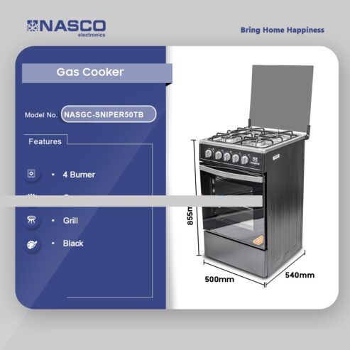 Nasco 4 Burner Gas Cooker Nasgc Sniper50tb